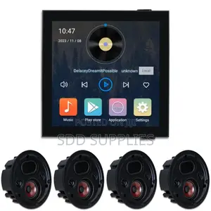 4set of SDD Luxury Ceiling Speaker Woofer 120w Amplfier