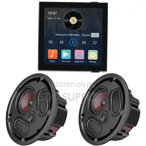 2set of 3 Way Acoustic Selling Speaker 2zone 120w Amplfier