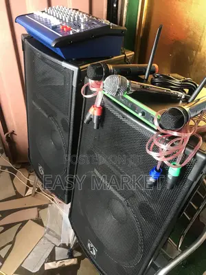 Speaker With Mic Mixer Set