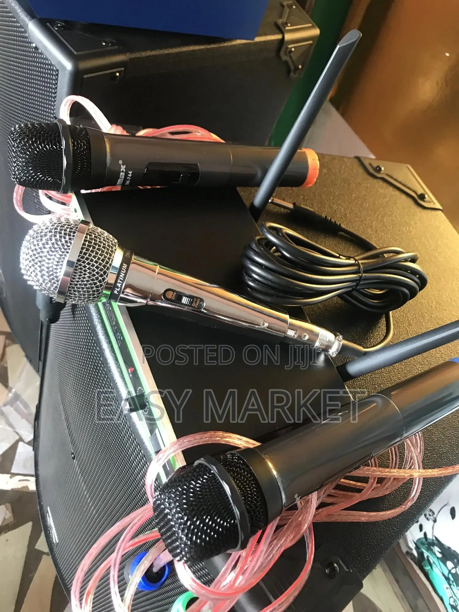 Speaker With Mic Mixer Set