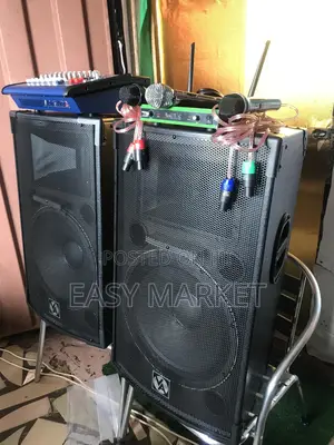 Speaker With Mic Mixer Set