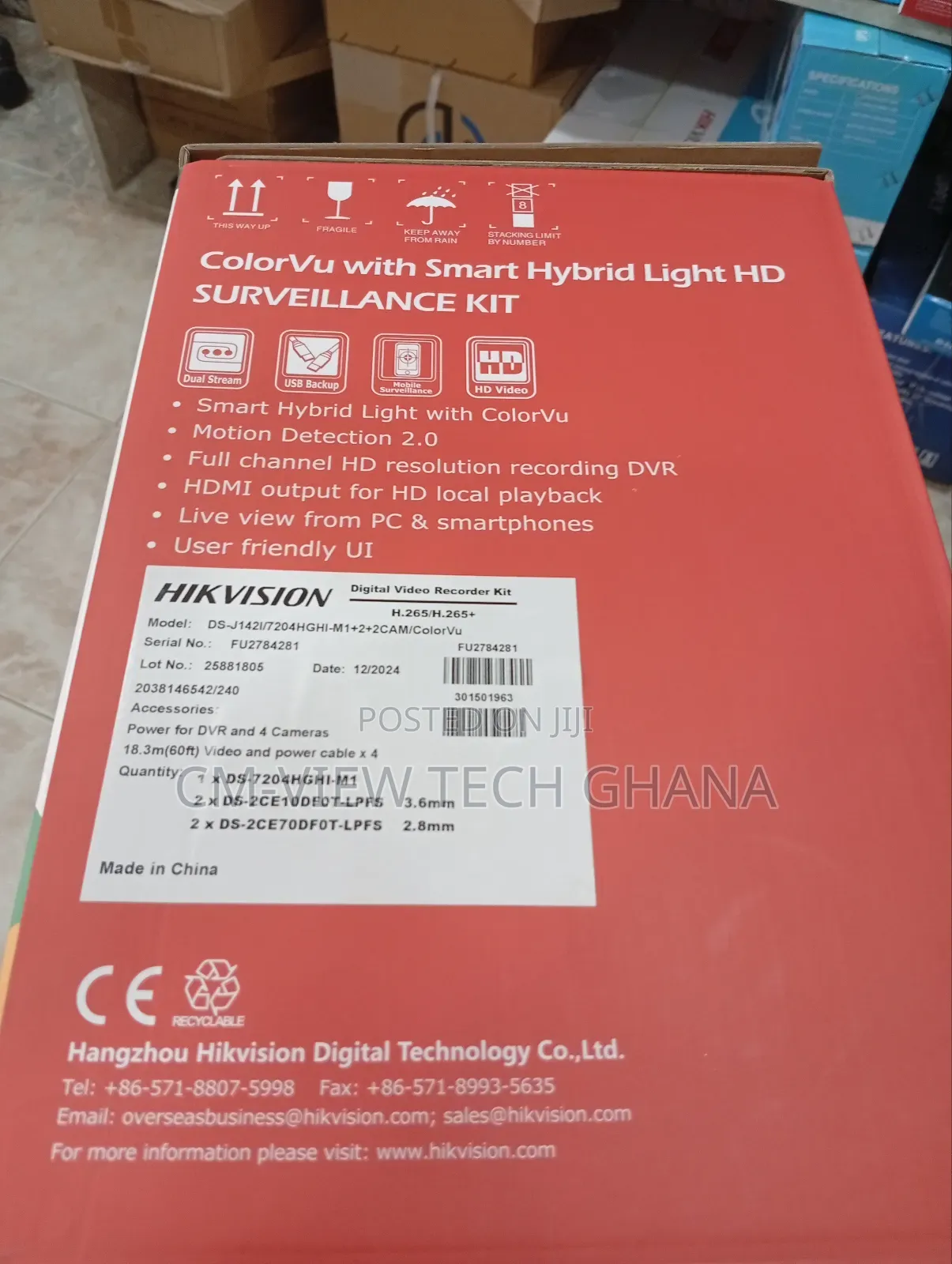 4chanel Hikvision Colorvu With Smart Hd Surveillance Kit