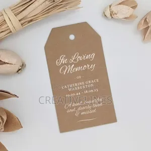 Beautiful Clothing Tags