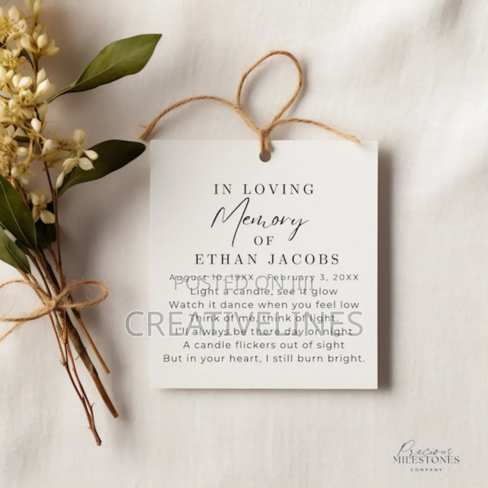 Beautiful Clothing Tags