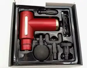 Rechargeable Massage Gun With 4 Replaceable Head