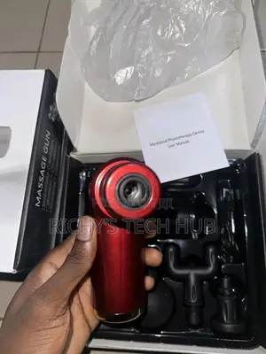 Rechargeable Massage Gun With 4 Replaceable Head