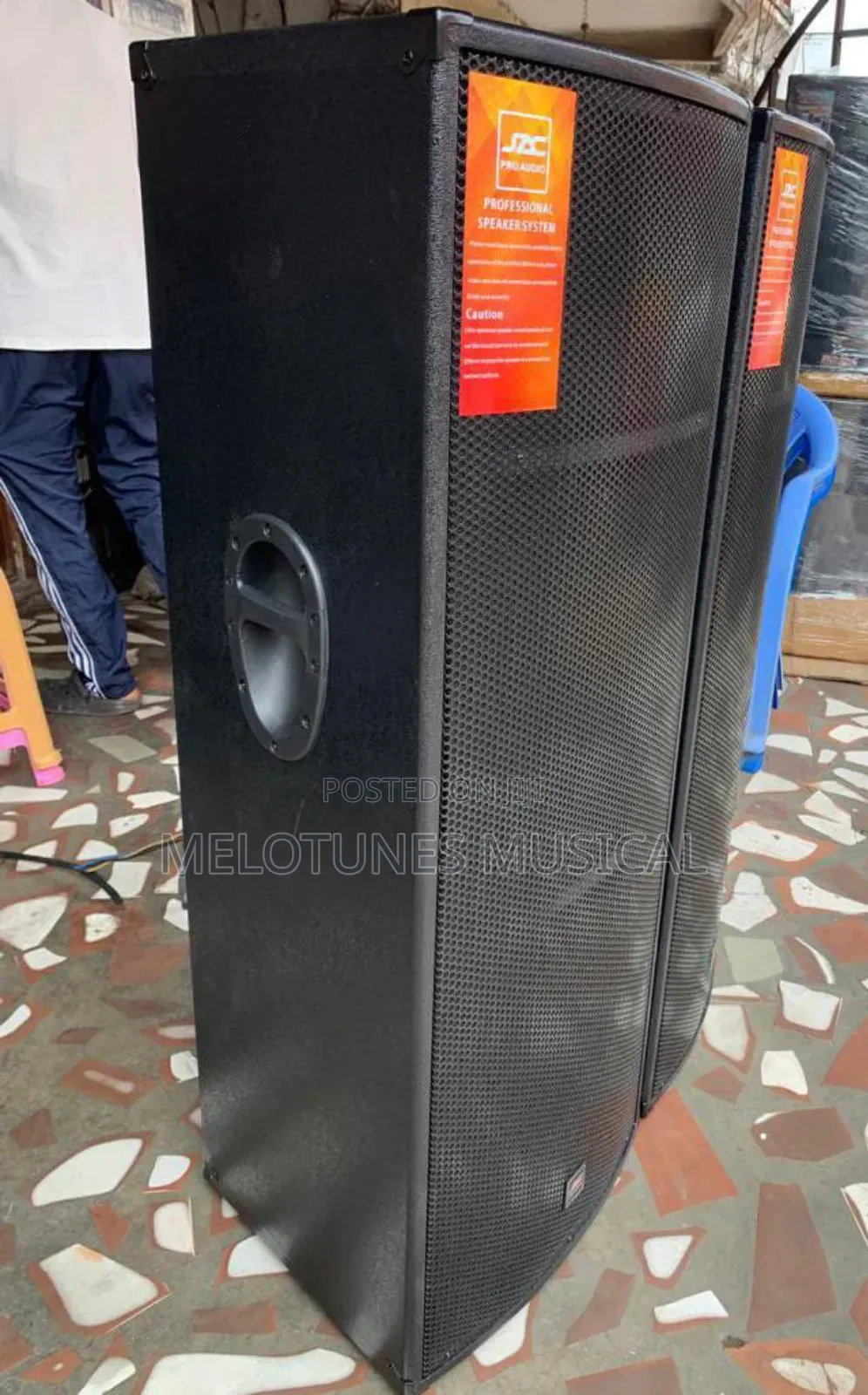 Jac 15inches Pair of Full Range Speakers