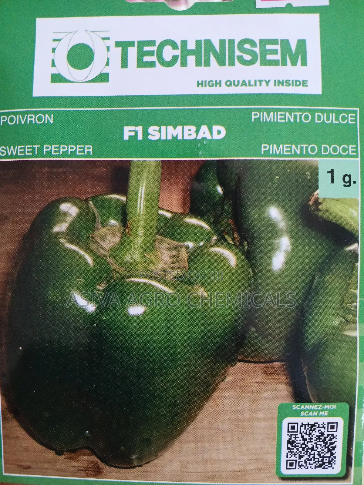 F1 Simbad Bell Pepper Seeds