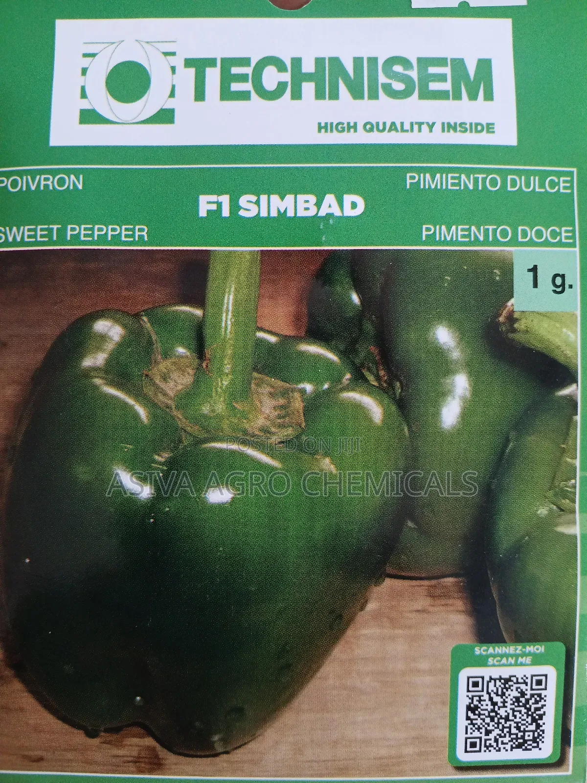 F1 Simbad Bell Pepper Seeds