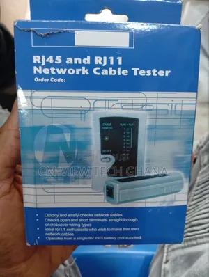 Rj45 and Rj11 Network Cable Tester