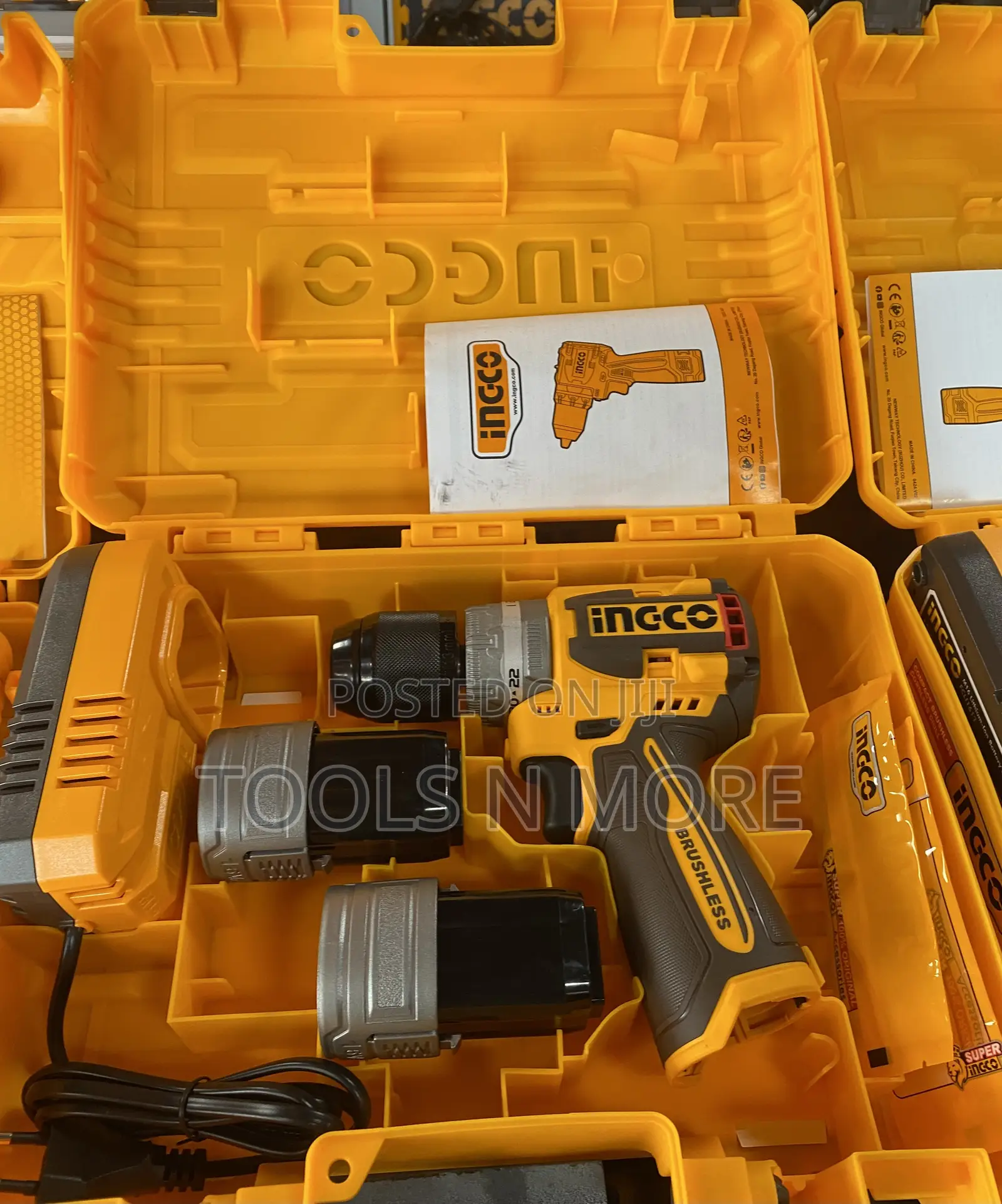Ingco 16v Compact Cordless Impact Drill (Brushless)