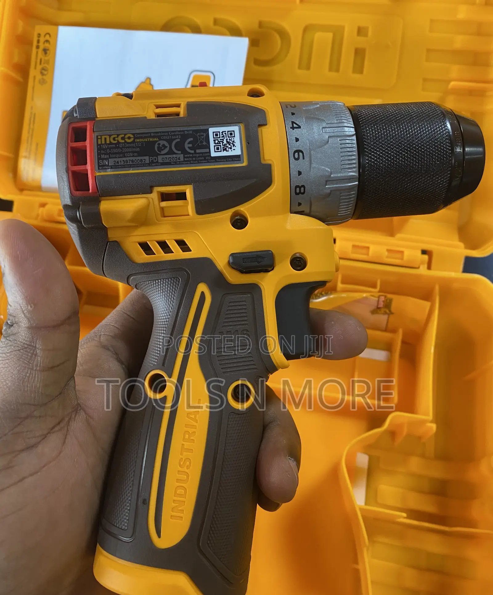 Ingco Compact Cordless Drill (Brushless) Cdli16682