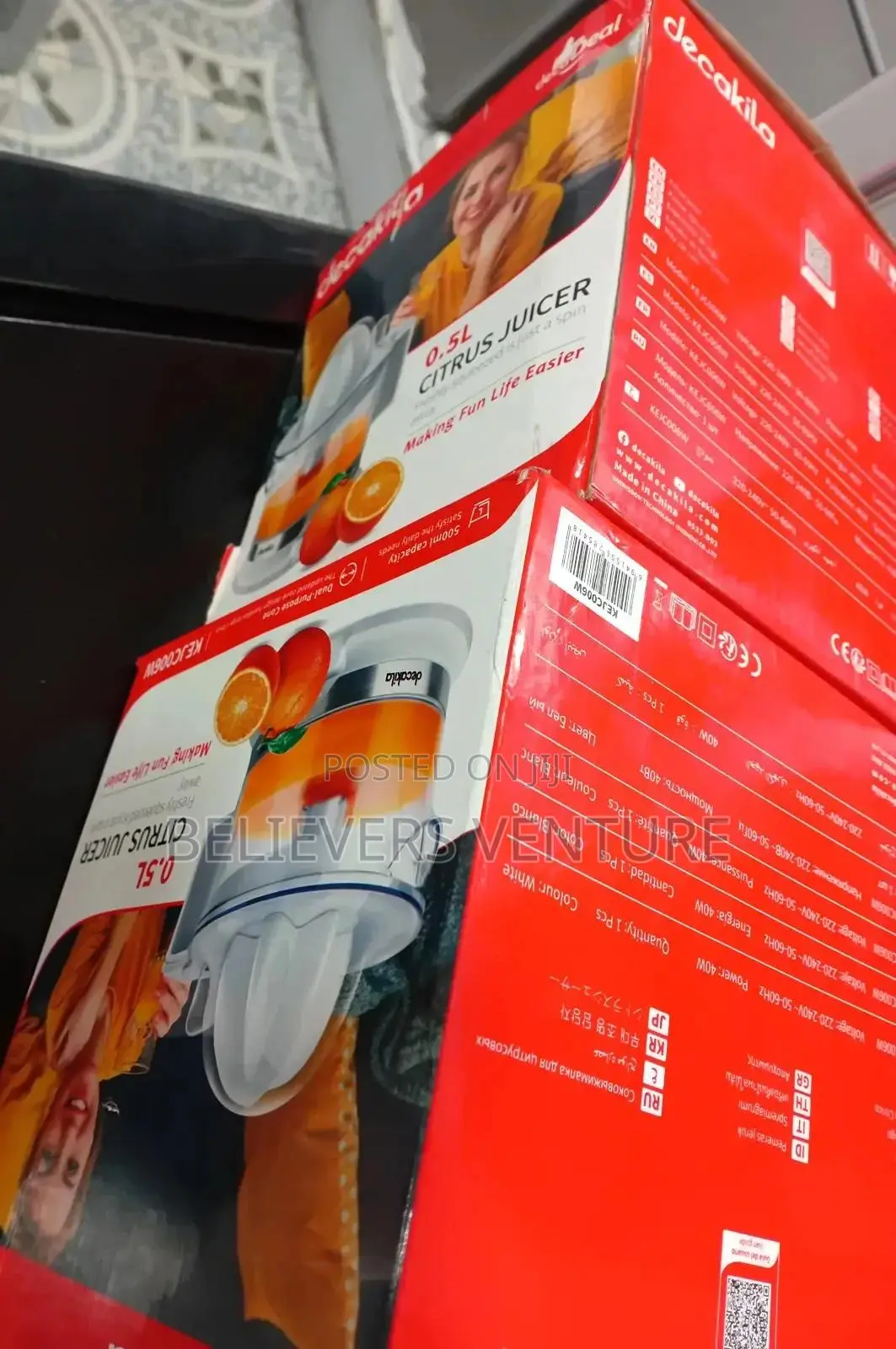 40w Power Designed Citrus Juicer Decakila Citrus Juicer