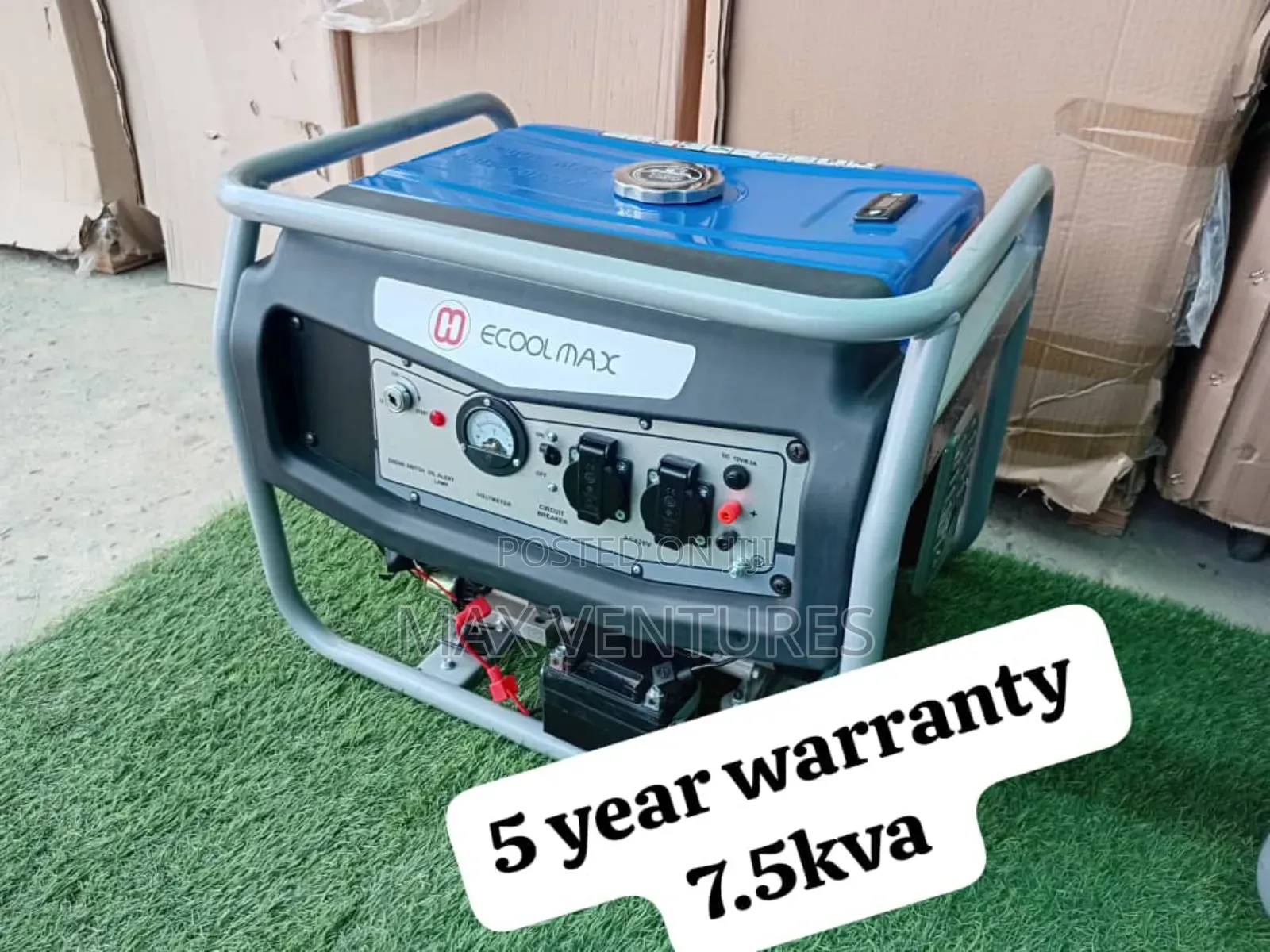 Artistic Japan Made Ecoolmax Petrol Generator 7.5kva Japan
