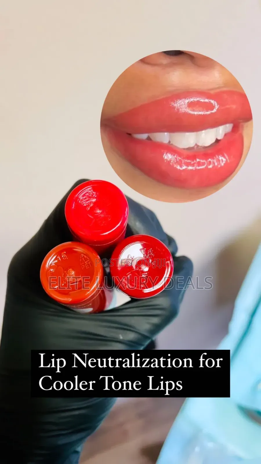 Permanent Lips Tattoo