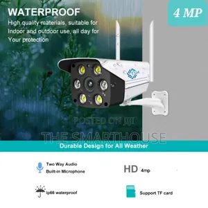 Smart 4mp Bullet Wifi CCTV Camera