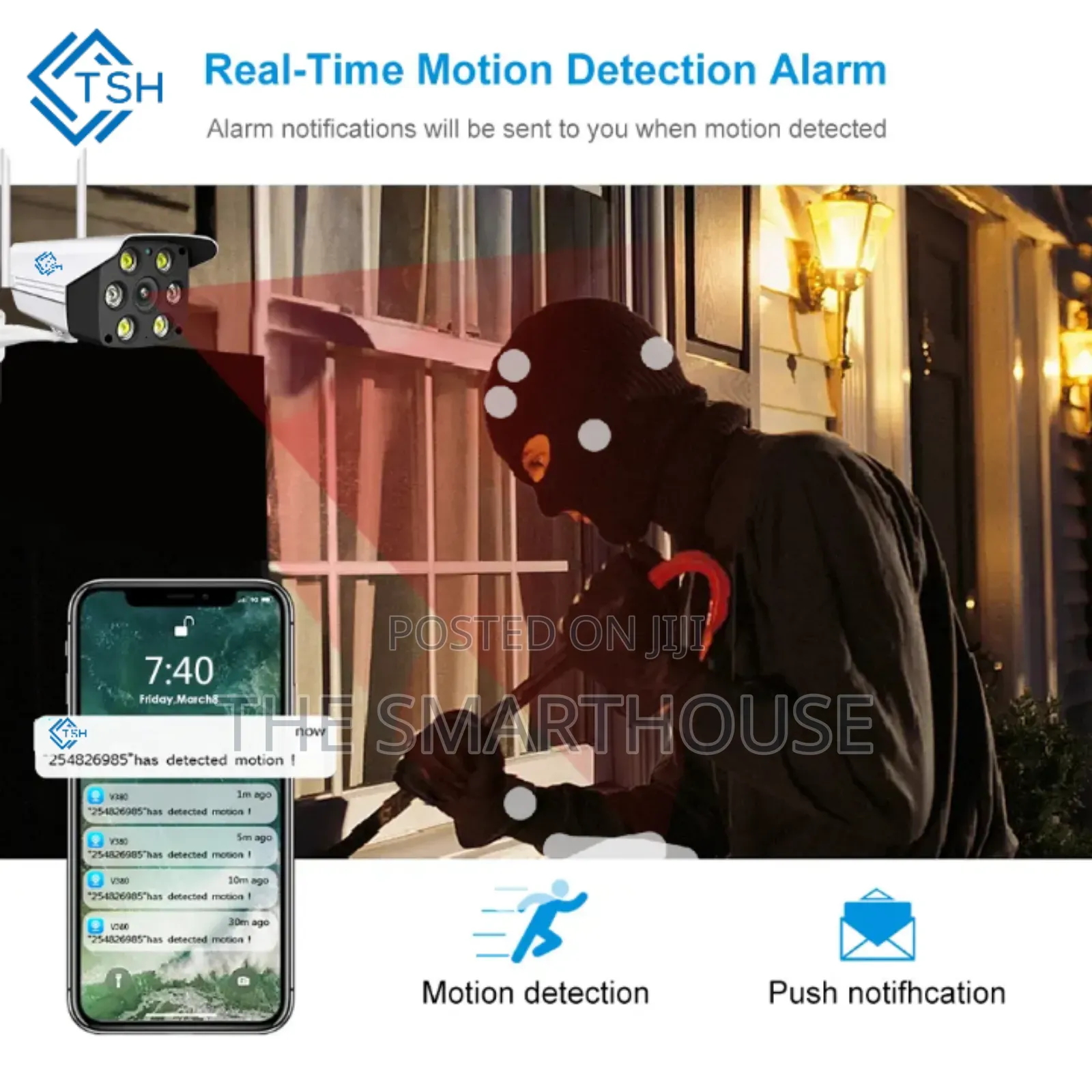 Smart 4mp Bullet Wifi CCTV Camera