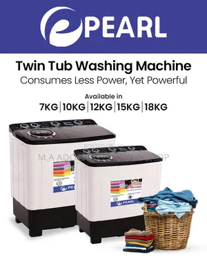 Pearl Authentic 12kg Semi Automatic Washing Machine