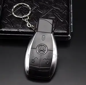 Benz Car Key Shape Model Windproof Inflatable Gas Lighter