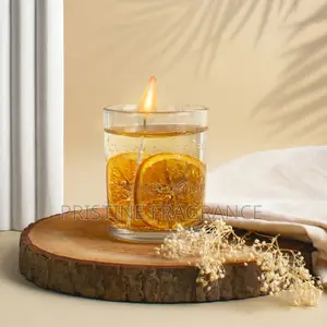 Dried Bloom Aroma Gel Candle | Rosy Tangerine
