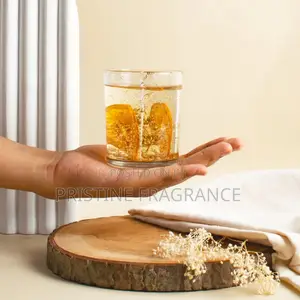 Rosy Tangerine Scented Dried Bloom Aroma Gel Candle