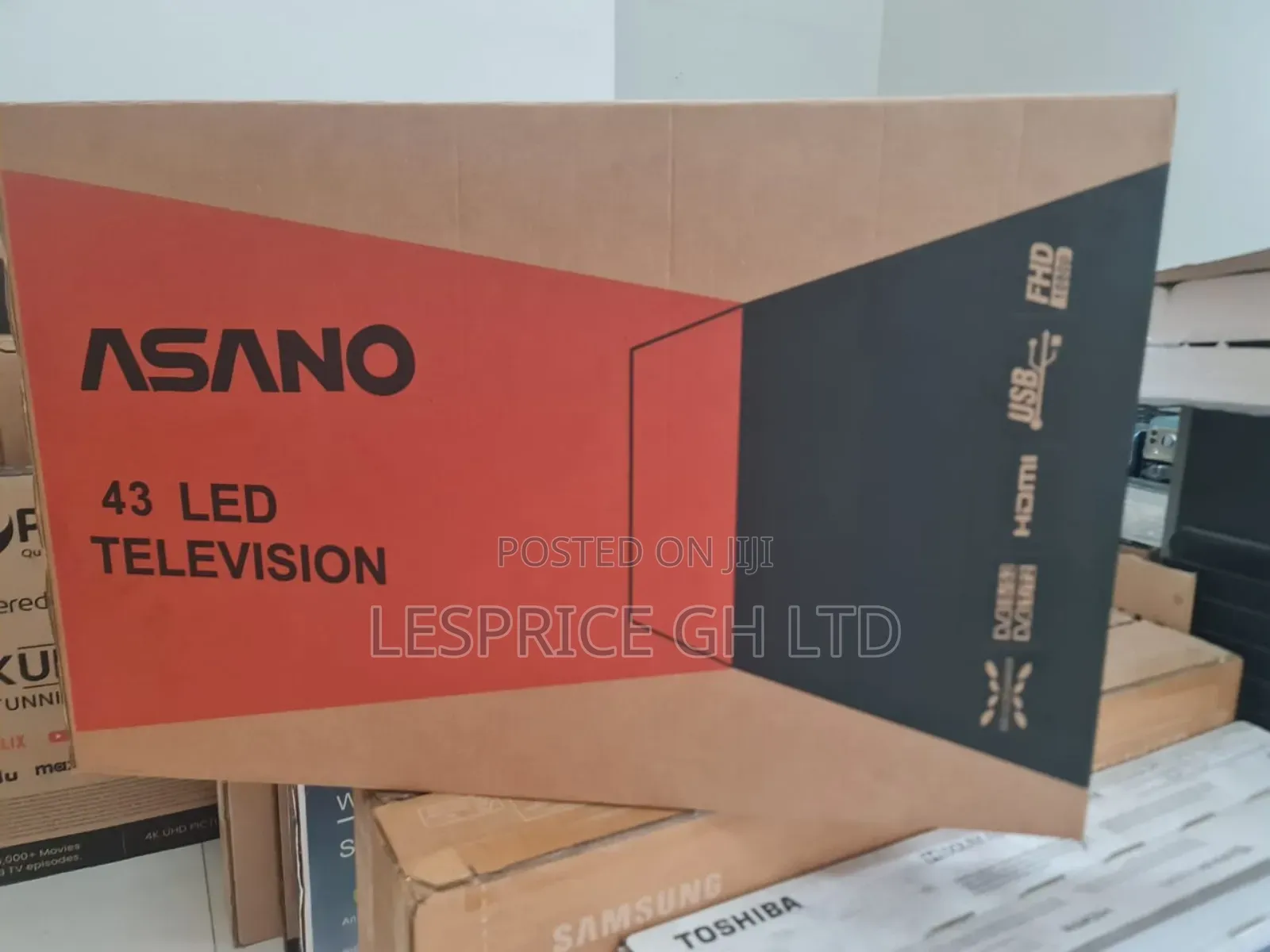 Asano 43" FHD Satellite Tv- Vibrant Display