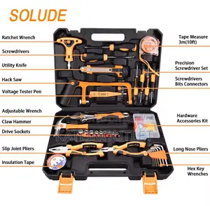 82 Pieces Handtool Set for Household.