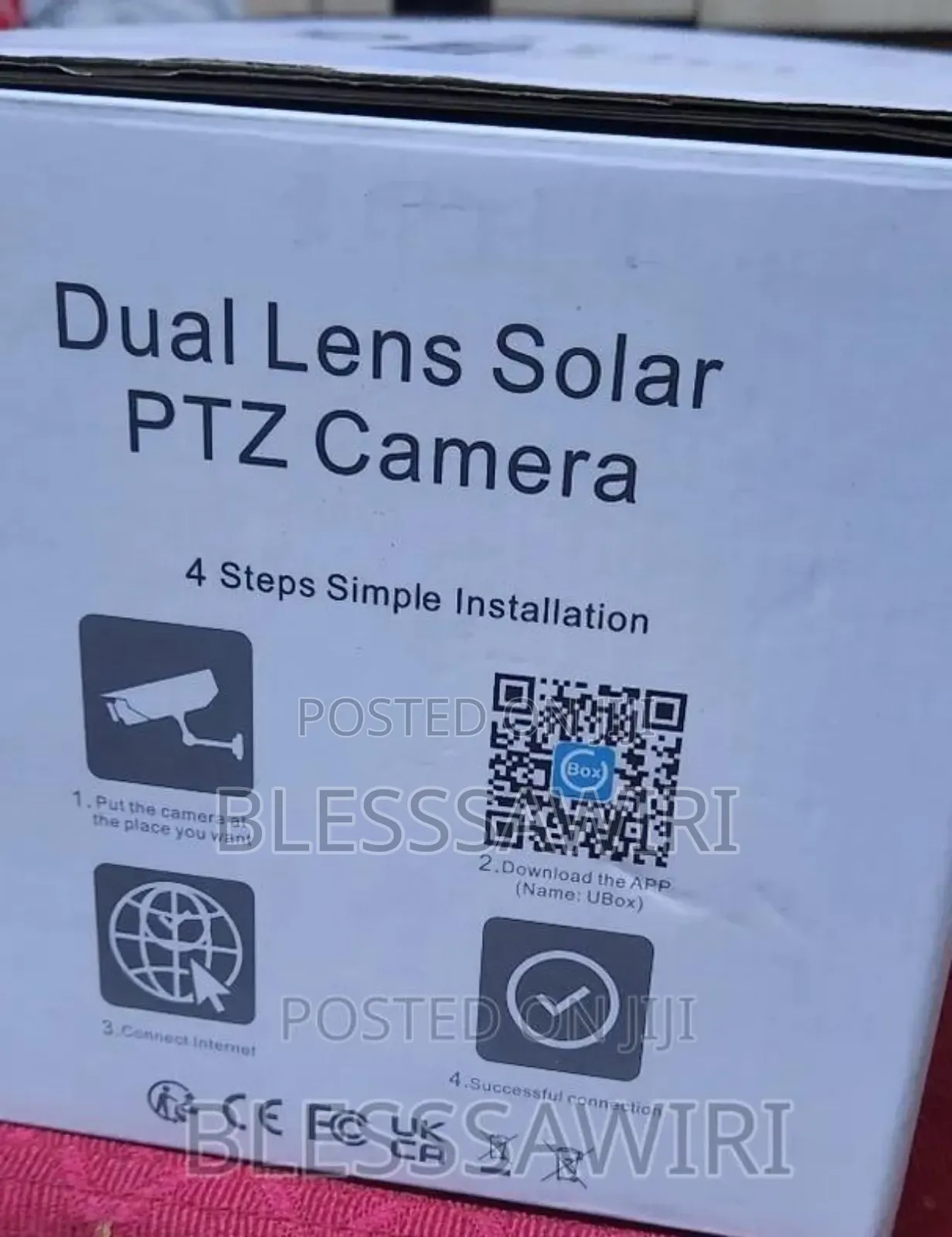 Solar 4g Dual Lens PTZ Camera With Sim Support