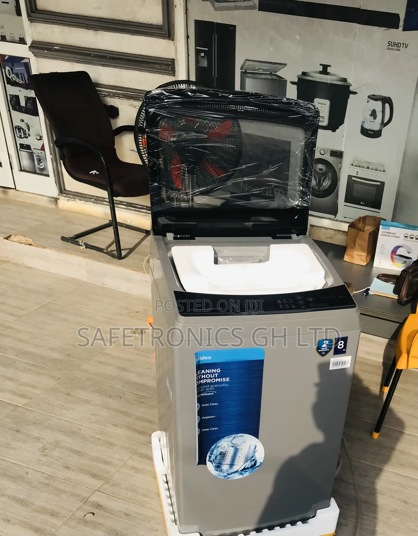 Midea Auto Clean 8kg Front Load Fullauto Inverter Washer