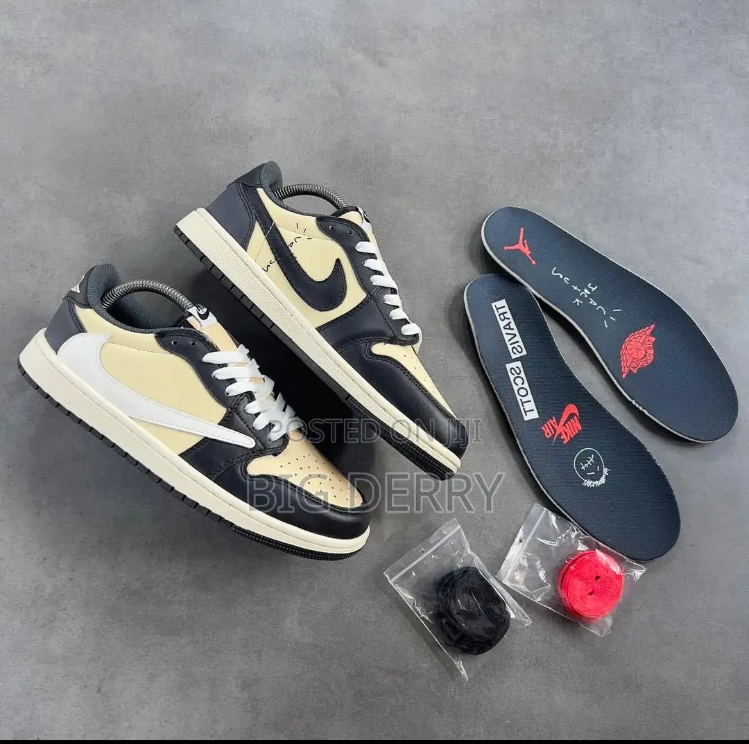 Travis Scott Jordan 1 Vanilla