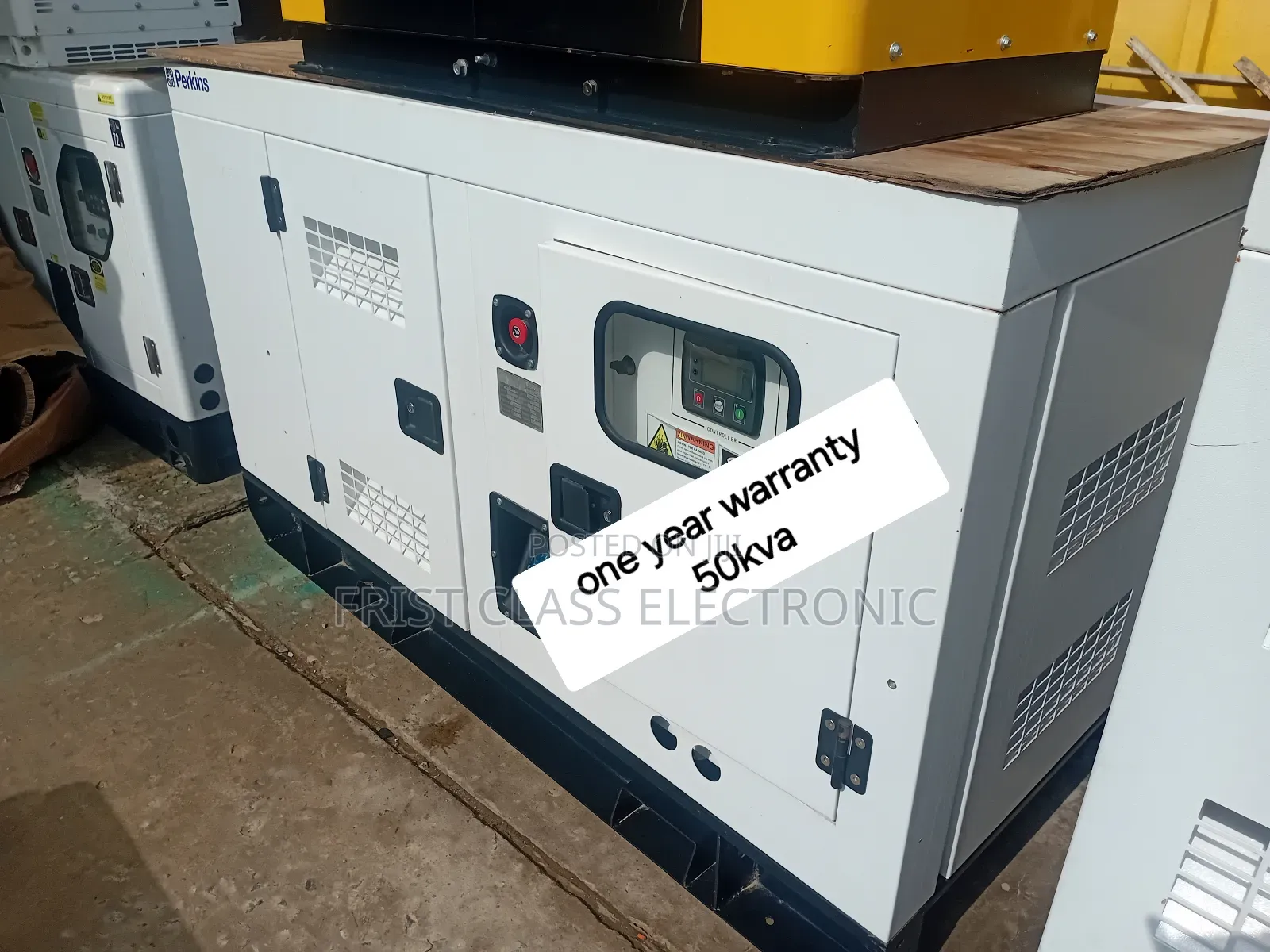 Fuel Efficient and Warranted 50kva Silent Diesel Generator