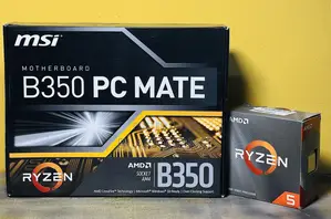 Ryzen 5 2600 Cpu + Msi B350 Motherboard