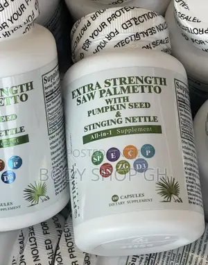 Saw Palmetto Supplement With Pumpkin Seed + Nettle Root