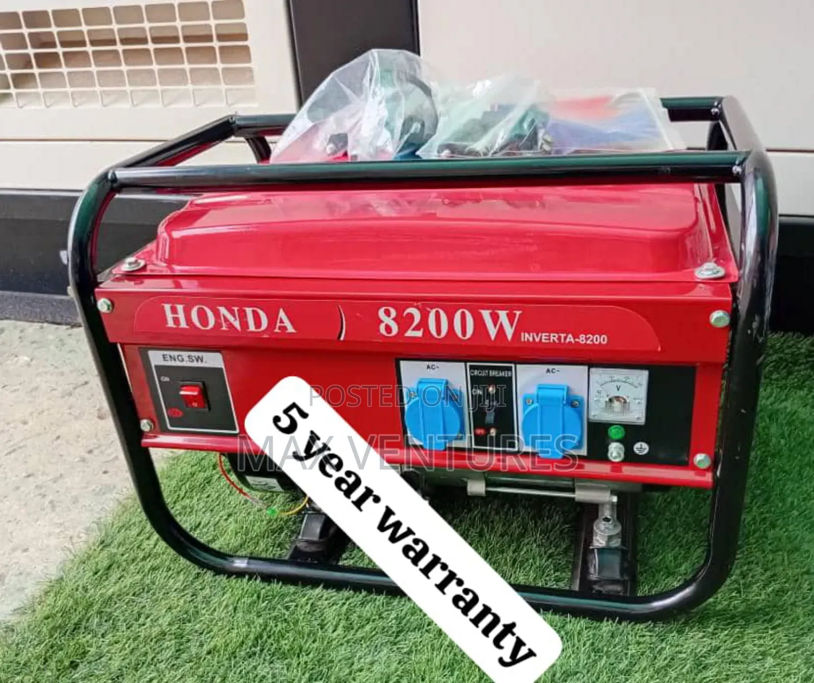 Prime 7.2kva Honda Petrol Generator Easy Start 10kva 8200w