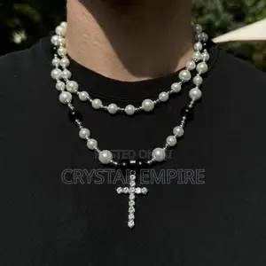 Pearl Cross Necklace