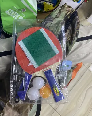 Table Tennis Racket/Bat With Net and Tennis Ball