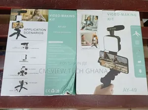 Video -making Kit + 2 Smartphone Holder