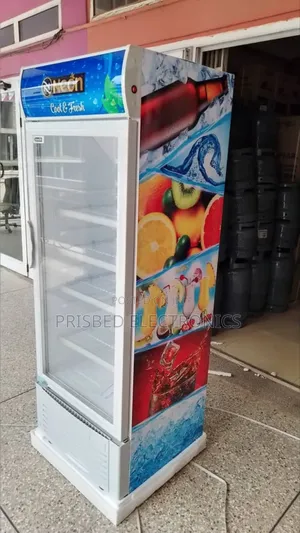 Neon Durable Showcase/Display Fridge 300 Litres