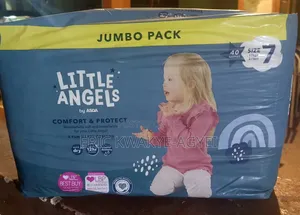 Little Angels Comfort Protect Size 7 17kg+ Jumbo Pack 40
