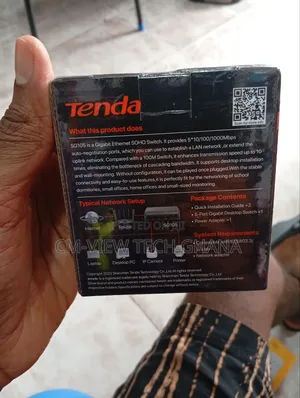 Tenda 5 Port Gigabit Ethernet Switch