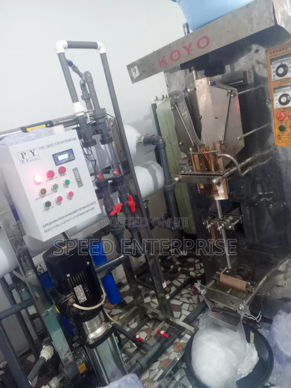 Koyo, Reverse Osmosis Repairs and Pure Water Set-Up