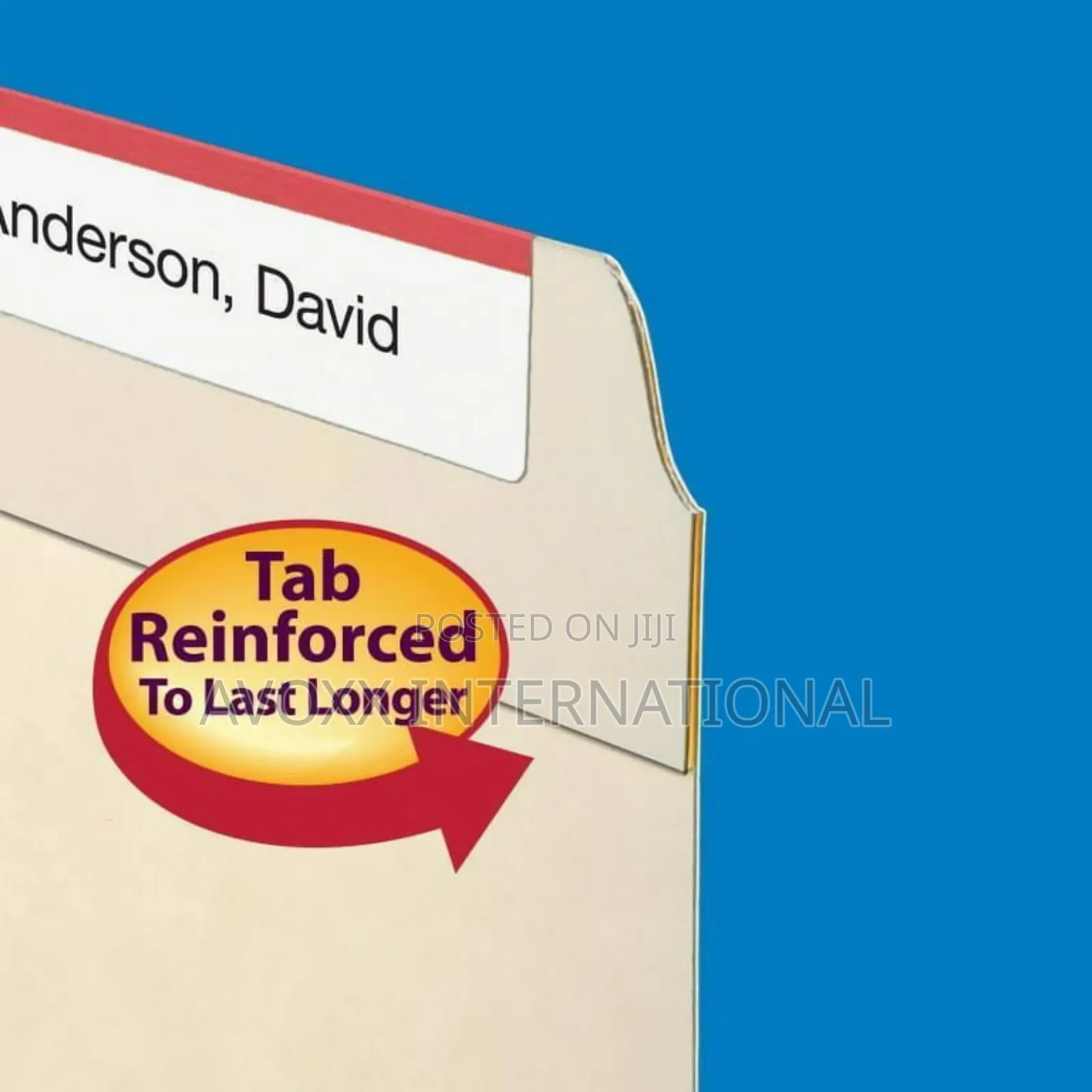Smead 14595 1 1/2" Expansion Folder,1/3 Top Tab, 50/Box