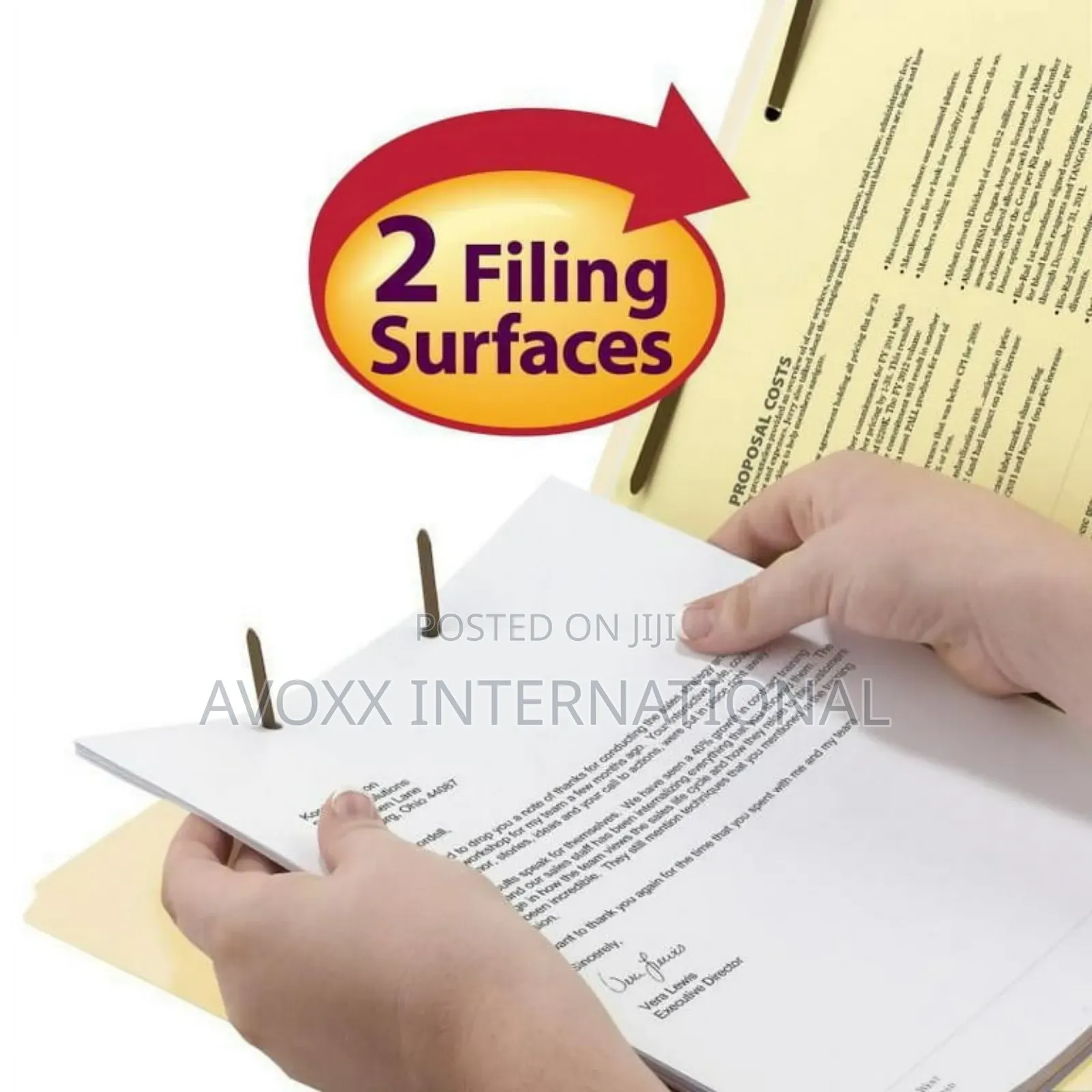 Smead 14595 1 1/2" Expansion Folder,1/3 Top Tab, 50/Box