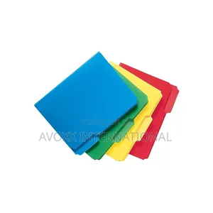 Smead Poly File Folders Blue/ Red 24pk Letter (10503)