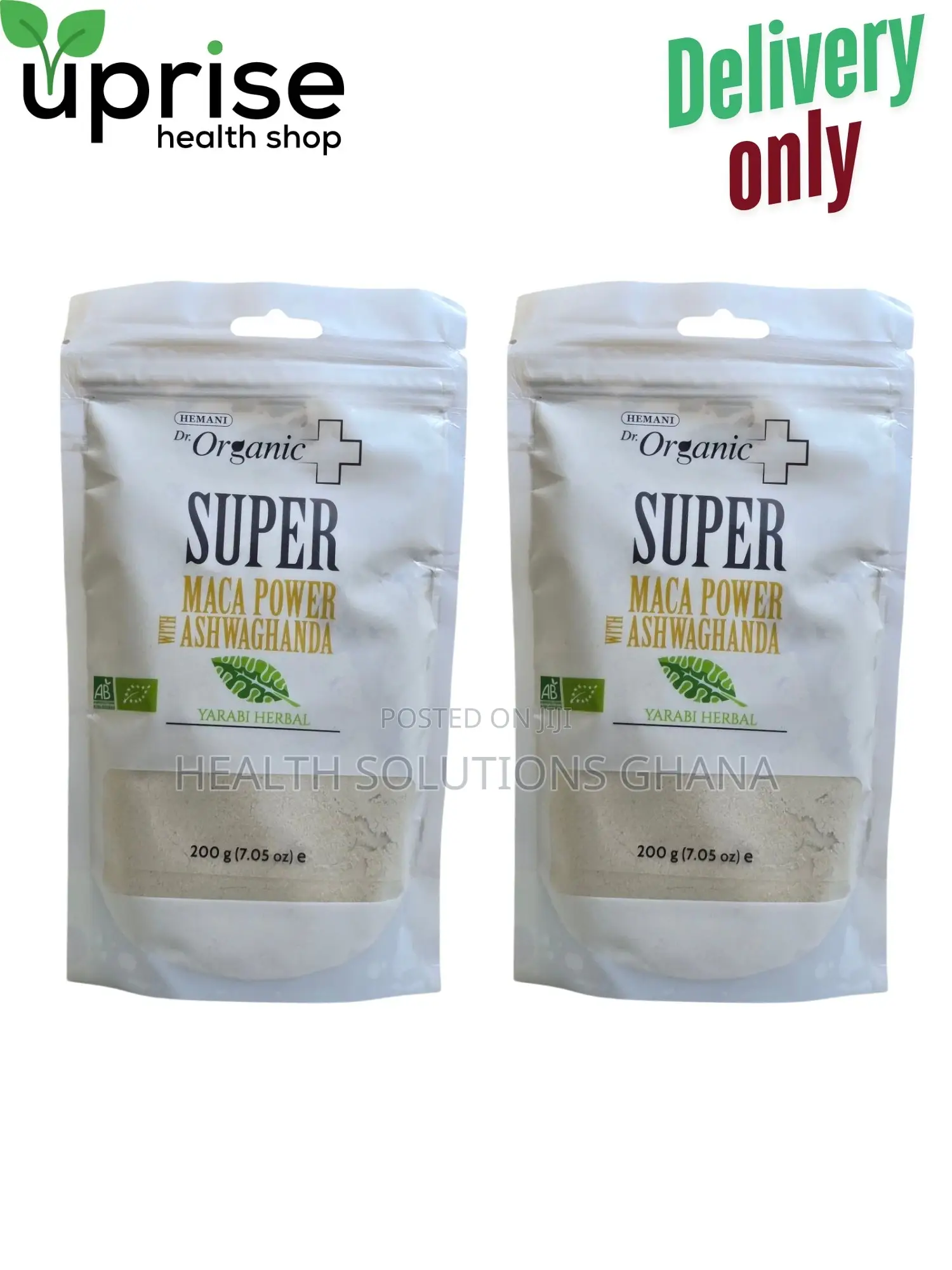 Hemani Dr. Organic Super Maca Powder With Ashwaghangha– 200g