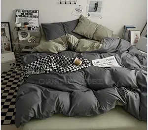 King Size 1 Duvet, 1 Duvet Cover, 1 Bedsheet, 4 Pillowcases