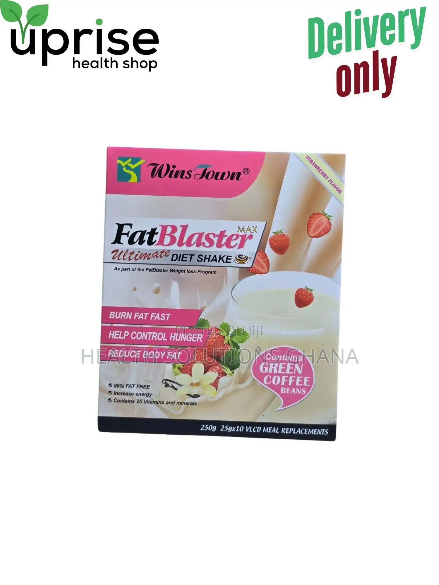 Wins Town Fat Buster Ultimate Diet Shake (Strawberry) – 250g