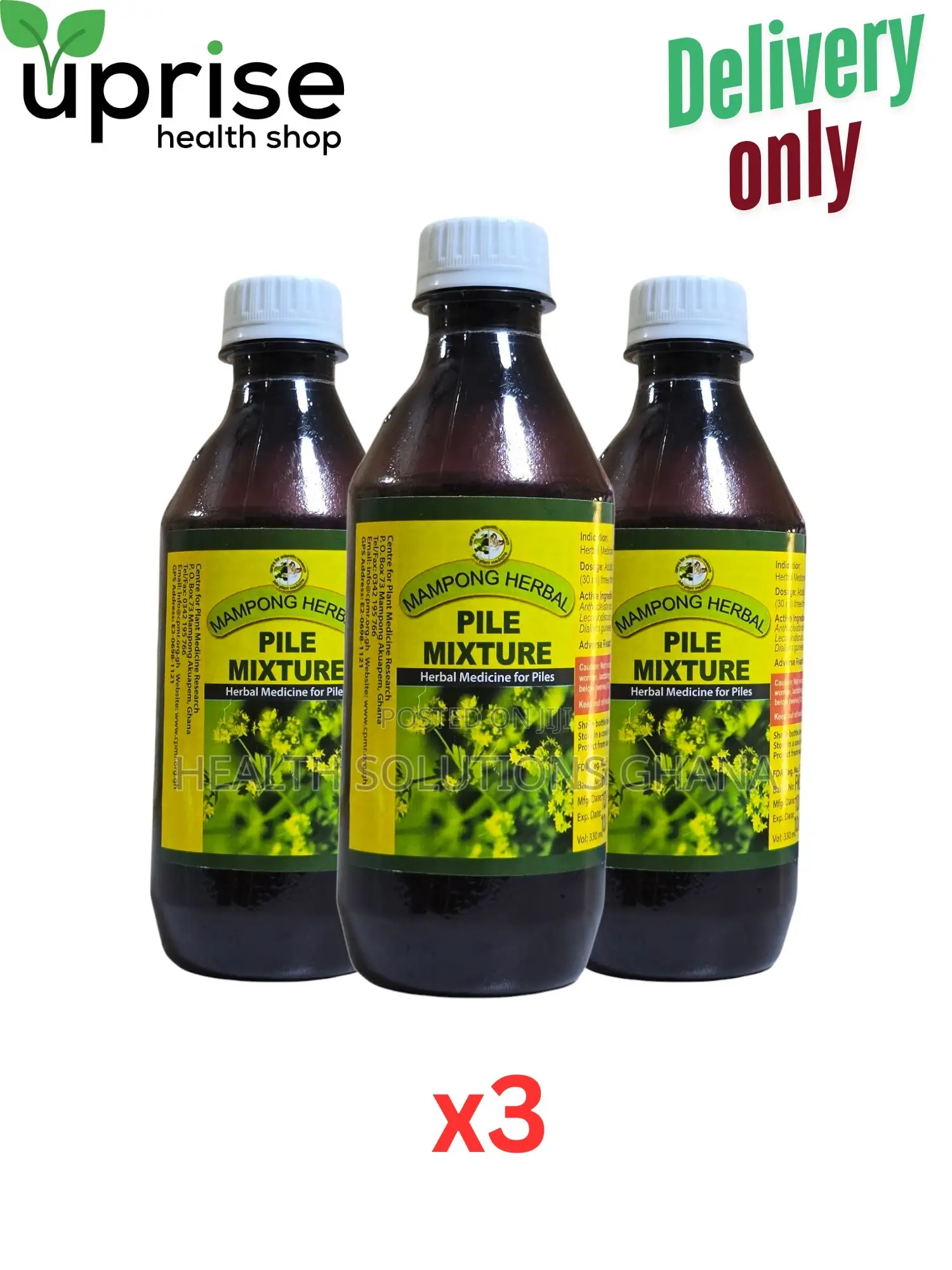 Mampong Herbal Pile Mixture 330ml