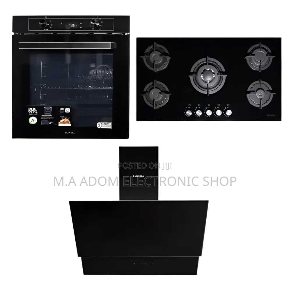 Kenwood 90cm 5 Burner Gas Burner Hood Electric Oven
