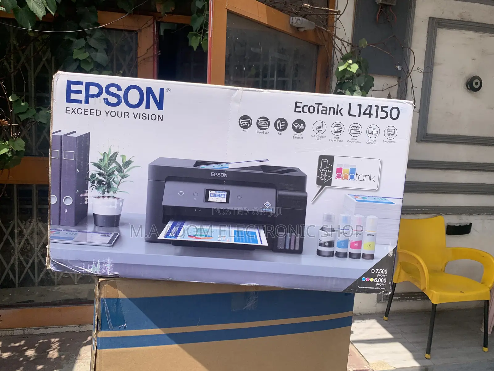 Authentic Epson Eco Tank Multifunctional Wi-Fi Printer